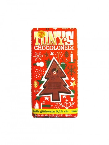 Tonys Chocolonely Christmas Tree Milk Chocolate With Mulled Wine