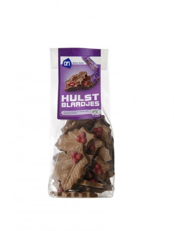 Albert Heijn Holly Leaves Milk Chocolate