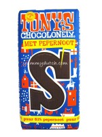 Tonys Chocolonely Fairtrade Puur Chocolade Letter Pepernoten