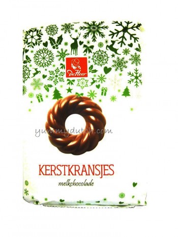 De Heer Milk Chocolate Wreaths