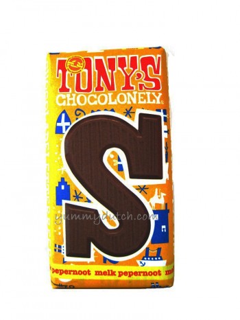 Tonys Chocolonely Fair Trade Milk Chocolate Letter Pepernoot