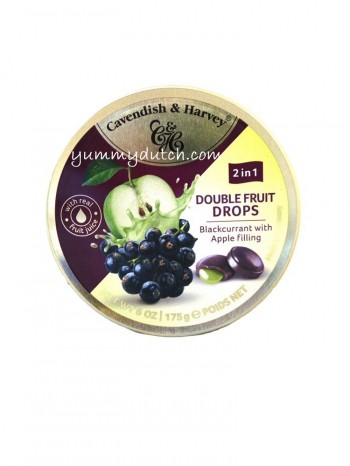 Cavendish Harvey Double Fruit Drops Blackcurrant & Apple