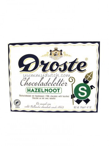 Droste Milk Chocolate Letter Hazelnut