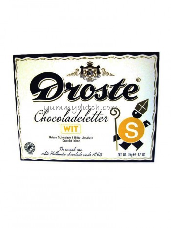 Droste White Chocolate Letter